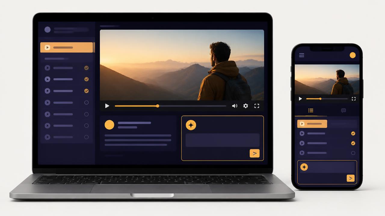 The Prompt-to-Premium Method course shown on a laptop and phone