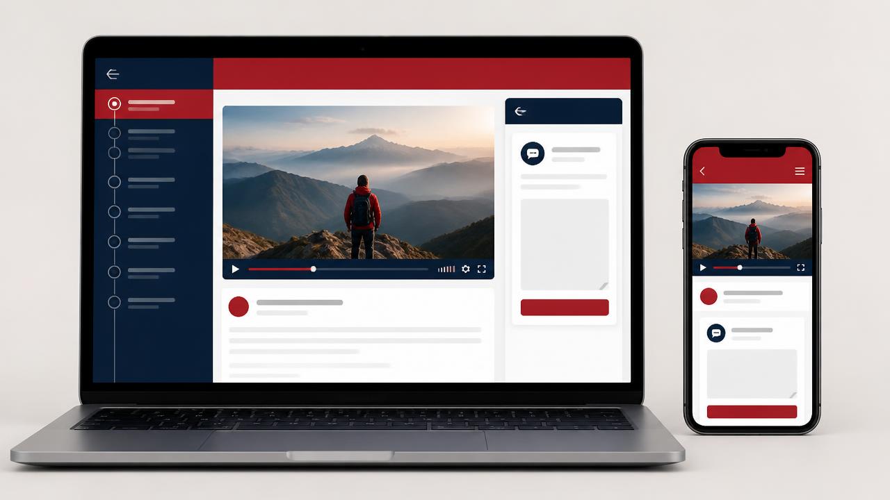 The Prompt-to-Premium Method course shown on a laptop and phone