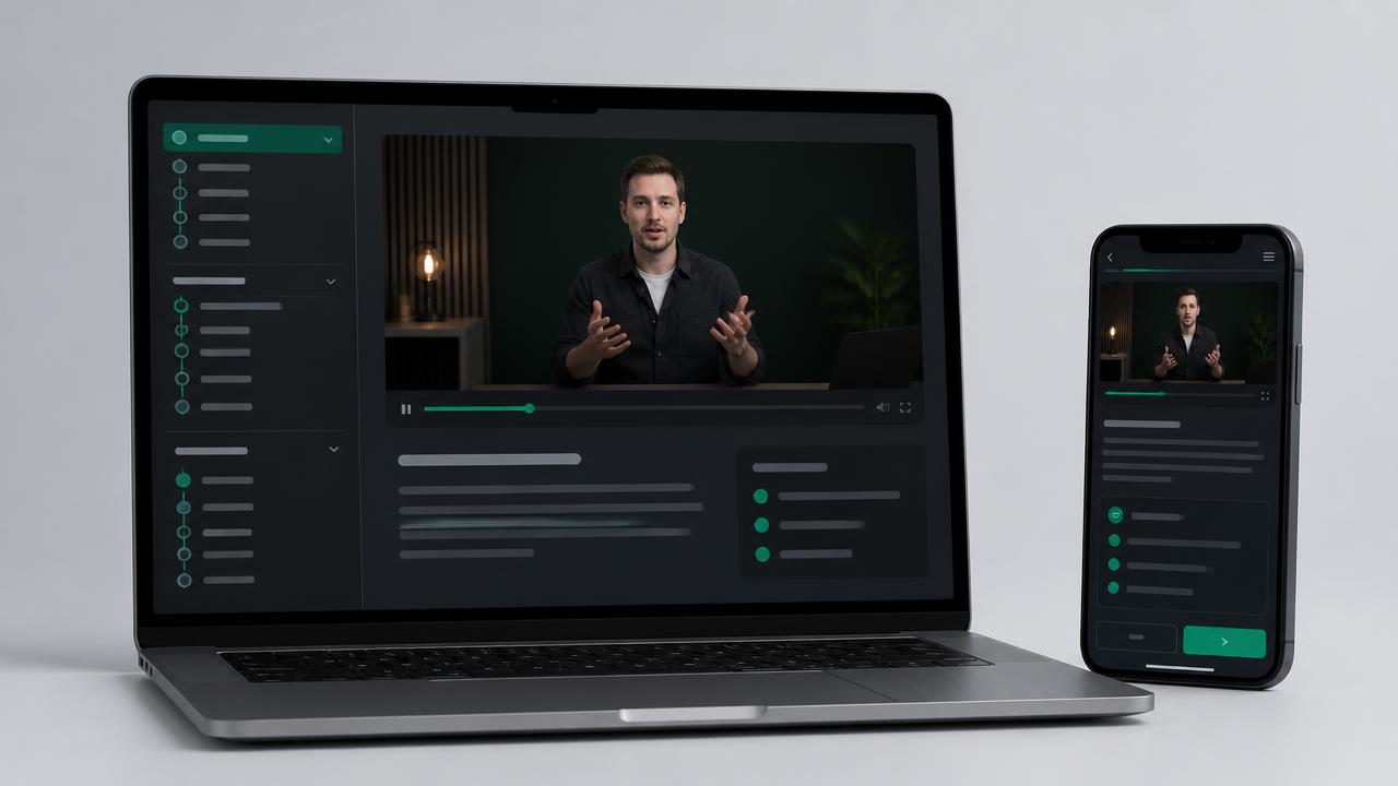 The Prompt-to-Premium Method course shown on a laptop and phone